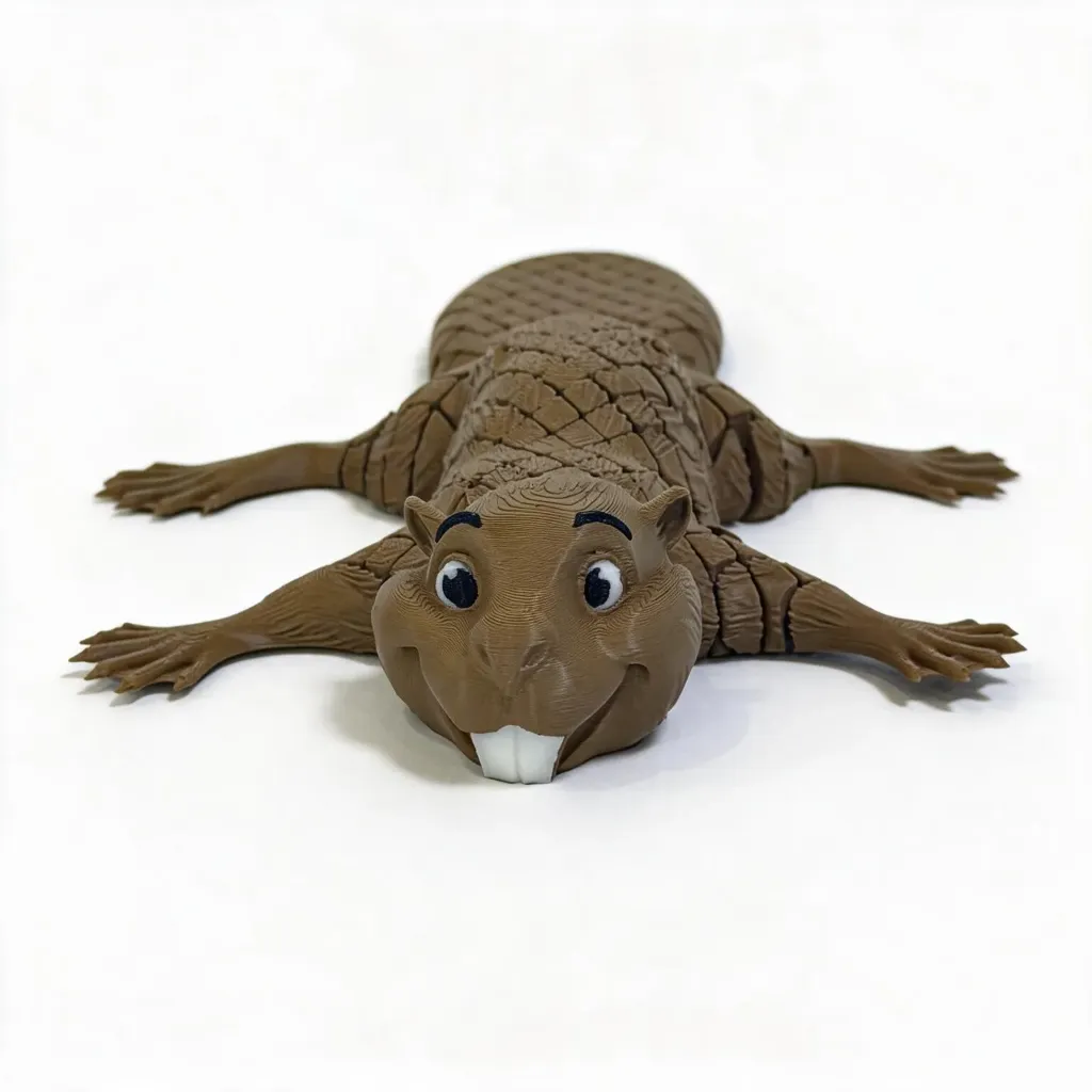 Articulated Beaver Toy