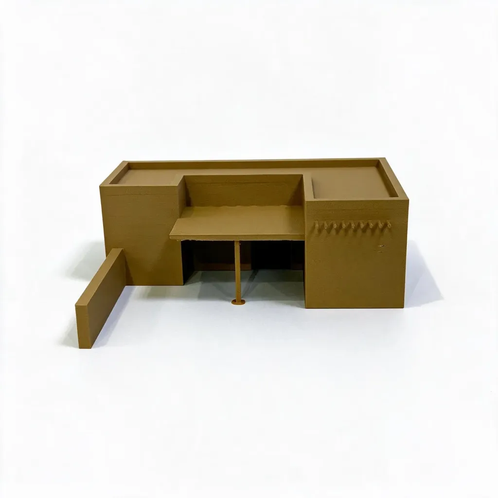 Traditional Qatari House Figurine