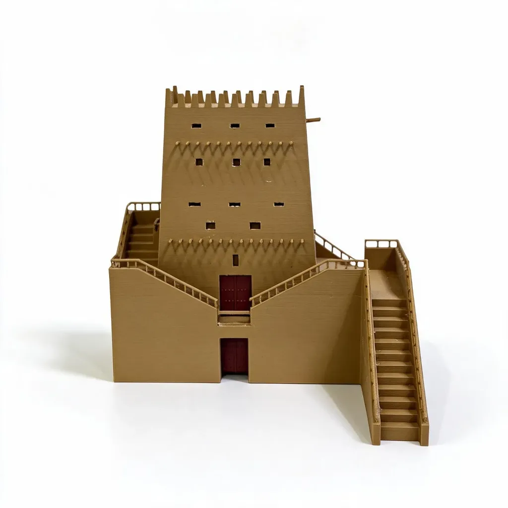 Western Barzan Tower Figurine